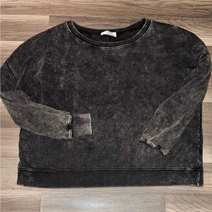 Acid wash sweatshirt